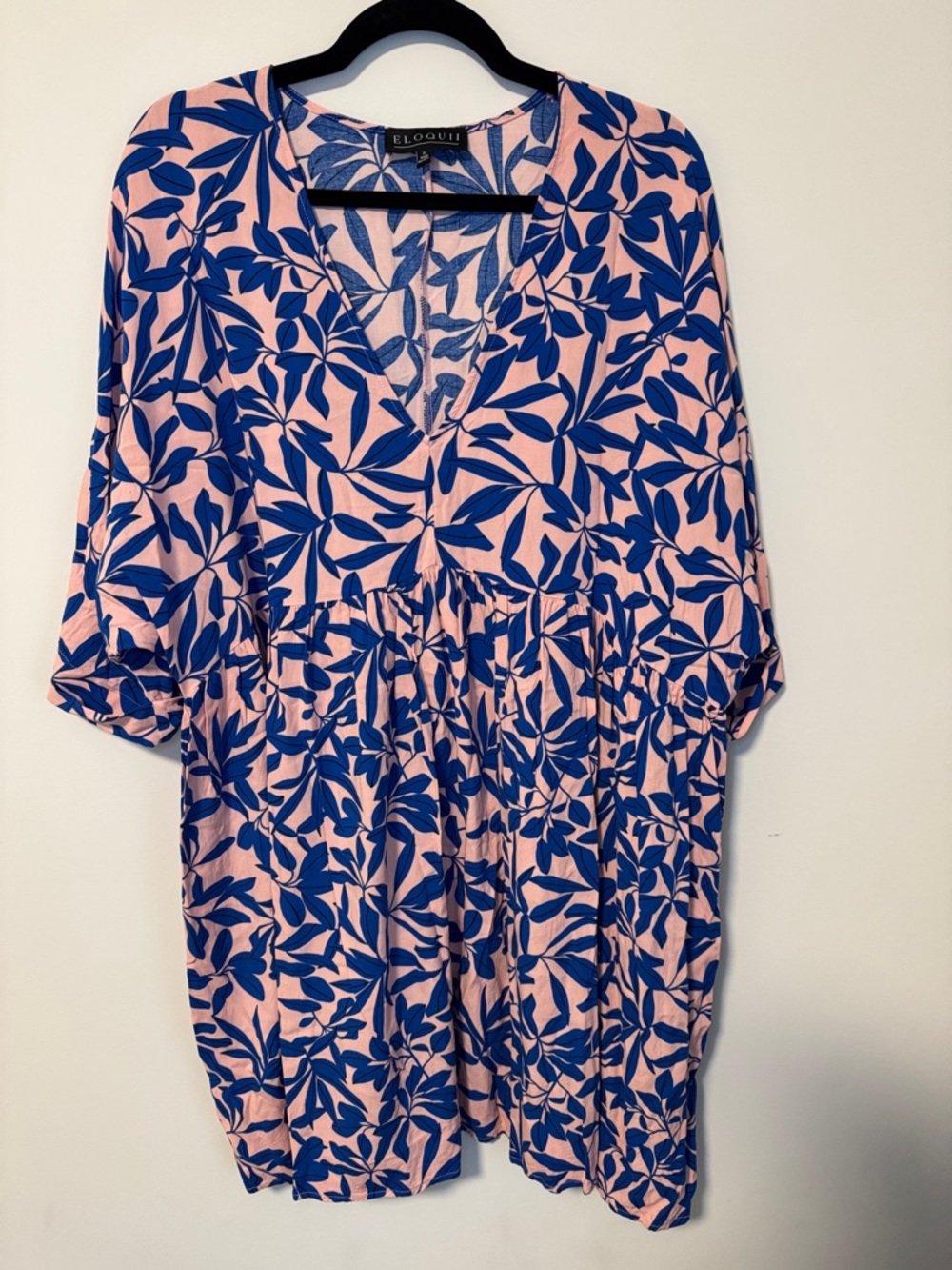 Eloquii Empire Kimono‎ Sleeve Dress - Size 22